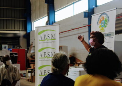 Visite ressourcerie APSM Case des Gaspards 15