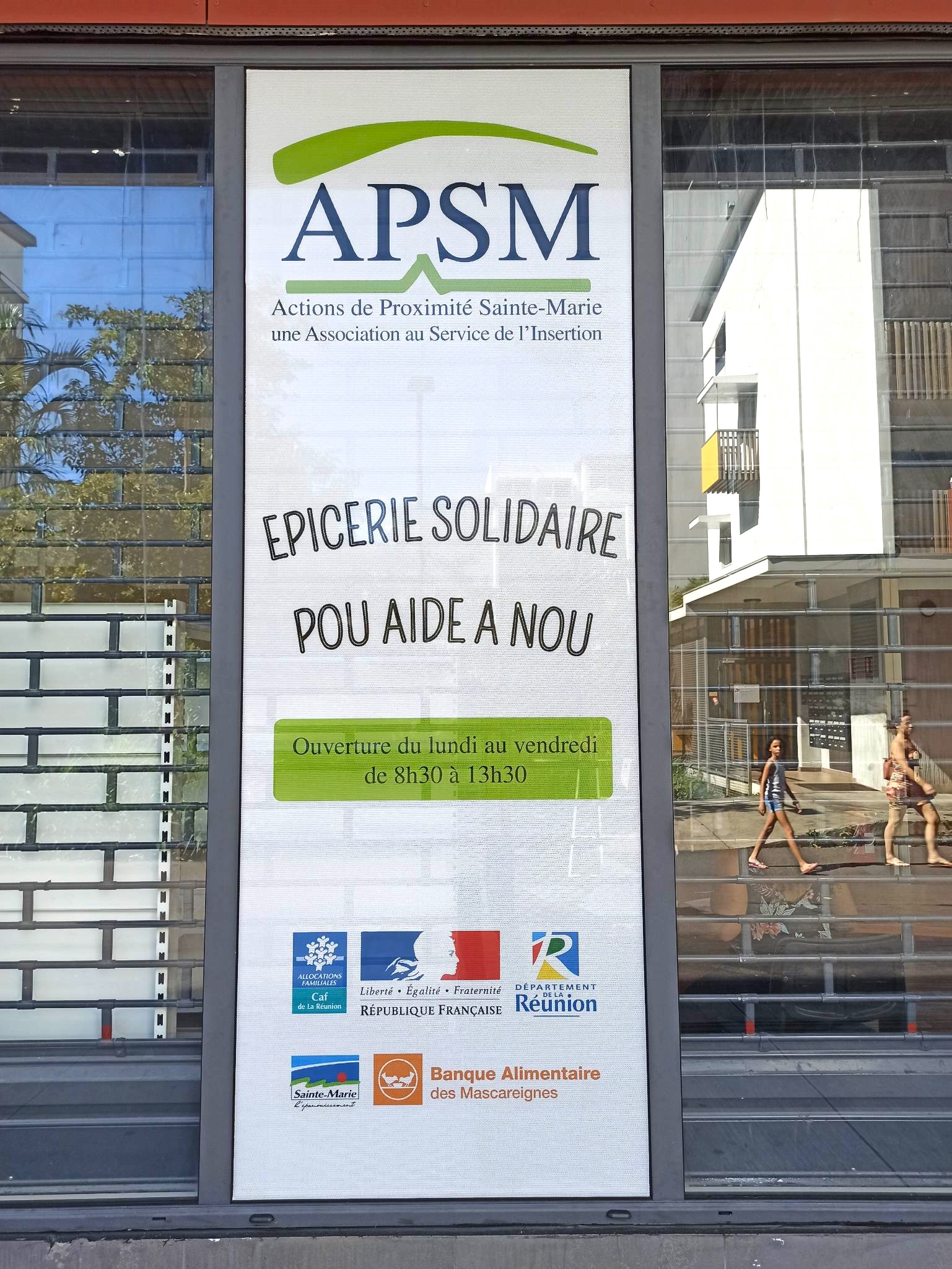 entrée épicerie solidaire beauséjour APSM